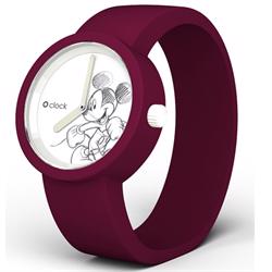 Image of O'Clock Bordeaux med Mickey Mouse ur